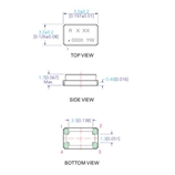 RAKON晶振,CFPT9300晶振,5032溫補晶振